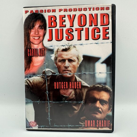 Beyond Justice DVD 1992 Rutger Hauer Carol Alt Omar Sharif Drama Action - Picture 1 of 3
